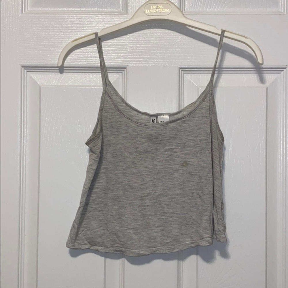 Spaghettis strap crop top